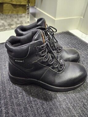 Waterproof Black Men's Work Boots